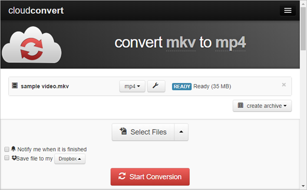 convert mkv to mp4 online