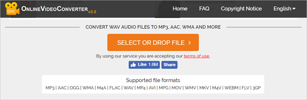 Convert WAV to MP3 Online