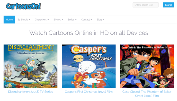 Cartoons On is one of the Top 8 Websites to Watch Cartoons/Anime Online.