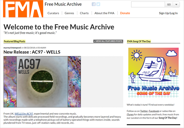 Free Music Archive is one of the Top 12 Sites to Download Full Music Albums for Free 2019.