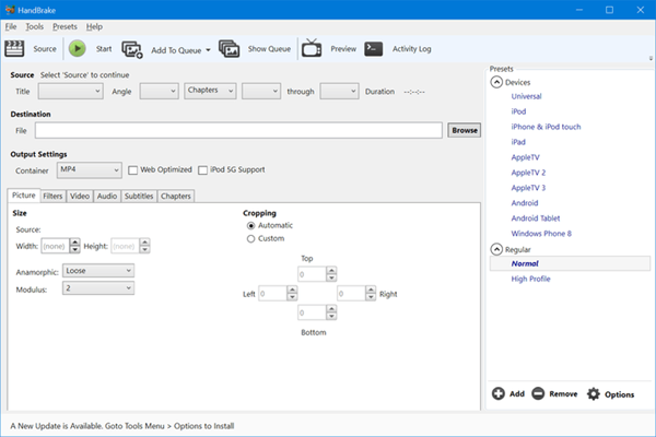 HandBrake is one of the Best 5 Free Video Converter.