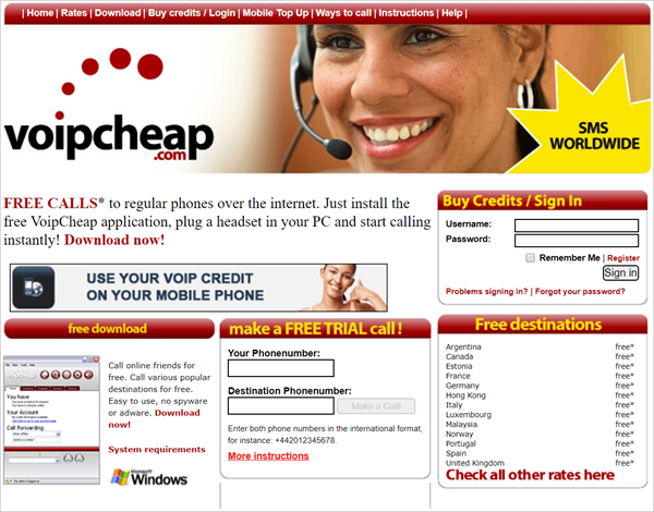 Voipcheap is one of the Top 10 Free Calling Websites Which Will Surely Rock by 2019.