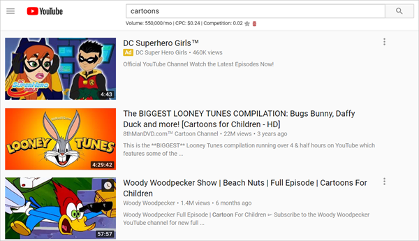 YouTube is one of the Top 8 Websites to Watch Cartoons/Anime Online.