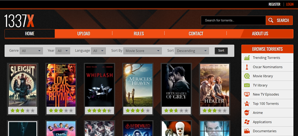 1337X Torrent Movies is one of the 10 Great Sites to Download Free Movies from Mobile Devices.