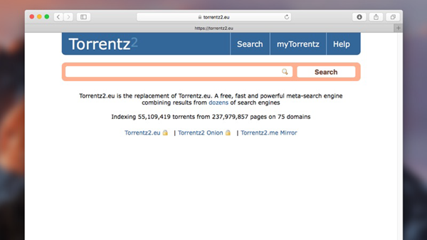 TORRENTZ2 is one of the 10 Best Torrent Sites for Mac to Download Torrents.