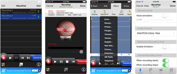 WavePad Audio Editor is one of the top 5 Best Free Audio Editing Apps for Android & iPhone.