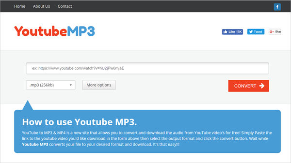 YouTubeMP3 is one of the top 8 Best YouTube to MP3 Converters of 2018.