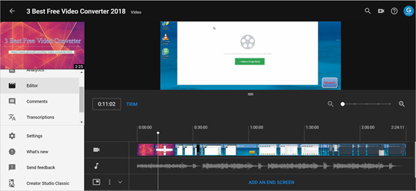 YouTube Video Editor is one of the 5 Best Free Video Editing Software for Chromebook.