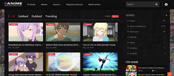 9Anime.bz is best sites to Watch English Dubbed Anime.