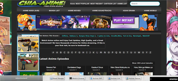 Chia-Anime.tv is best sites to Watch English Dubbed Anime.