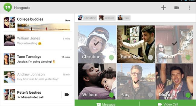 Google Hangouts is one of the best free Video Calling Software & Apps for Windows.