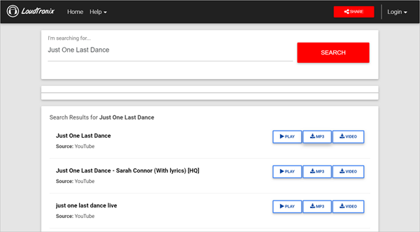 How to Download Free MP3 Music from LoudTronix