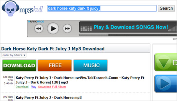 With MP3Skull to LoudTronix Free MP3 Downloader.