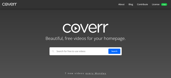 Using Coverr to Download Free Stock Videos in 4K or Ultra HD Quality.