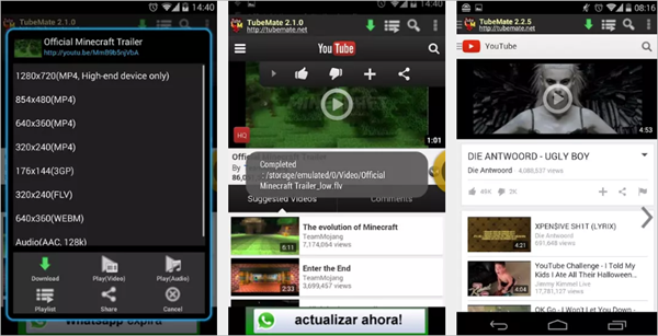 TubeMate is Top Best Free YouTube Video Downloader App for Android.