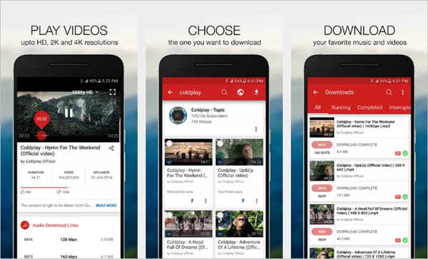 Videoder is Top Best Free YouTube Video Downloader App for Android.